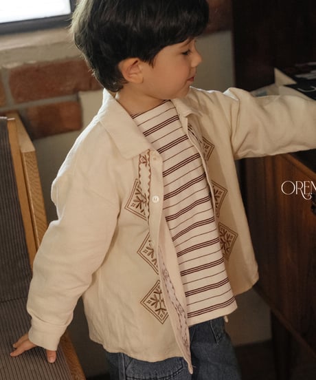 22[予約]OREN edwin embroidered shirt