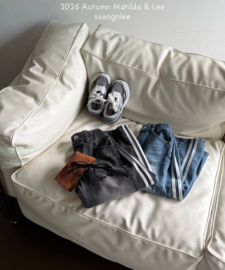 70[予約]matilda&lee track denim pants