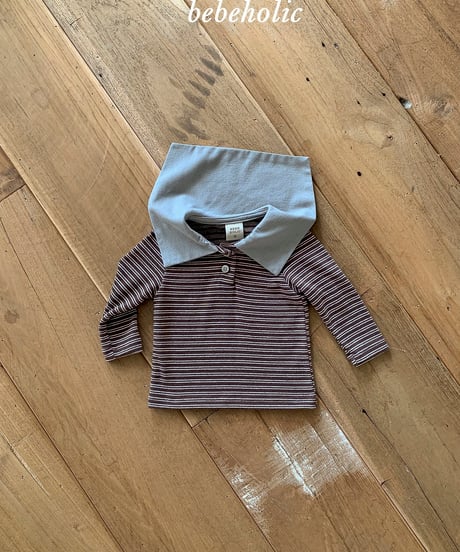 21[予約]bebeholic kenny collar tee