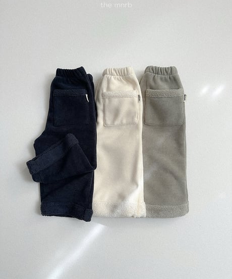 9[予約]minirobe roll-up straight pants