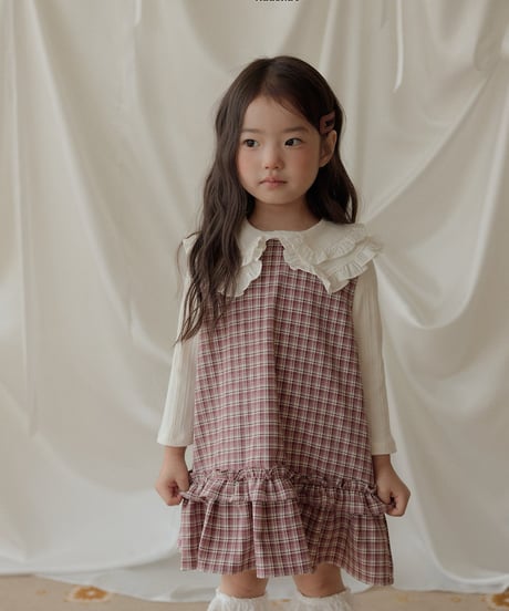 52[予約]melikey check frill ops