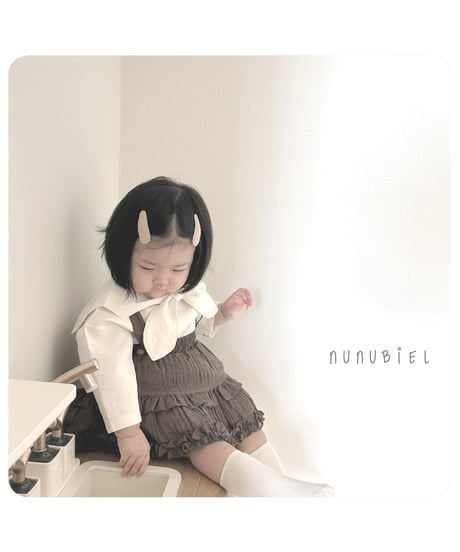 17[予約]nunubiel bebe tie blouse