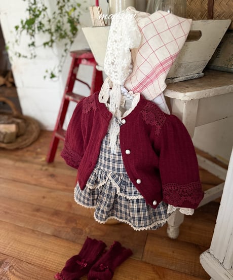 6[予約]marron monica cardigan(XS-L)
