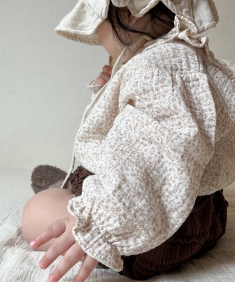 38[予約]mimi market pleated collar blanc
