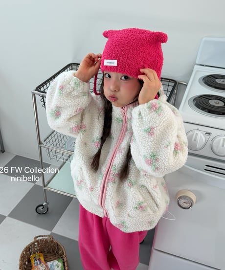 58[予約]ninibello mokomoko beanie