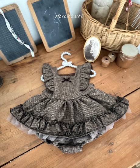 55[予約]marron aloha suit(6-18m)