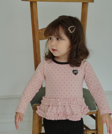 9[予約]momoann dot frill t