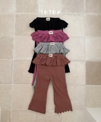 17[予約]jujua frill flared pants