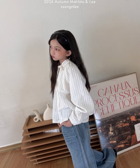 14[予約]matilda&lee pintuck shirring blouse