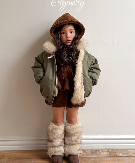 5[予約]ELLYMOLLY eskimo fur jumper