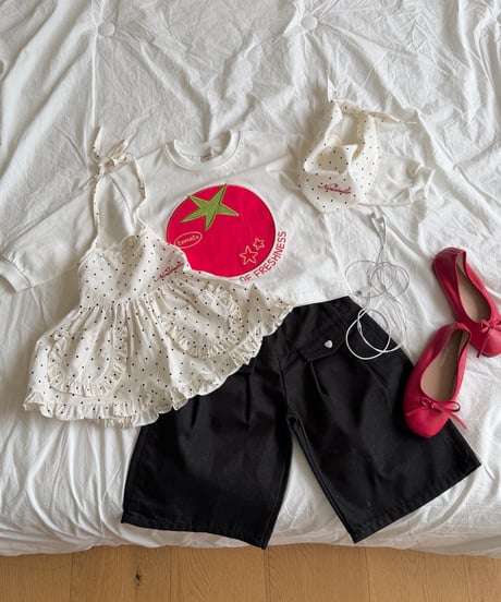 17[予約]ninibello tomato patch tee