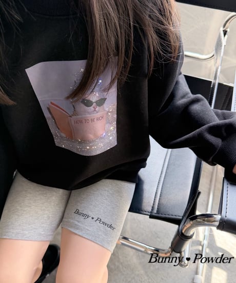 53[予約]bunny powder biker leggings