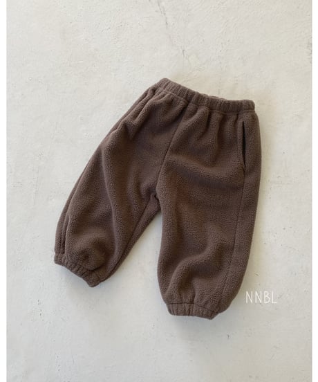 17[予約]nunubiel fleece pants