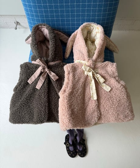 34[予約]aiai mongle bunny fleece vest