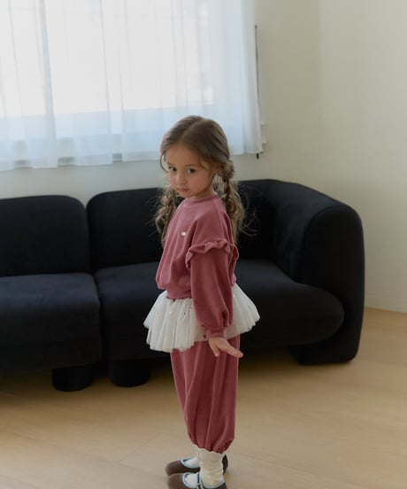 12[予約]berryberry luna velour set