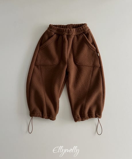 23[予約]ELLYMOLLY beef fleece pants