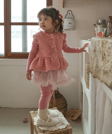 11[予約]FLO soft fur vest