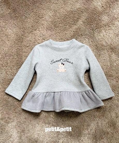 42[予約]petit&petit sweet bear cancan t