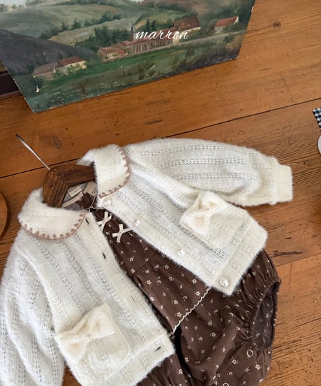 7[予約]marron chloe cardigan(XS-L)