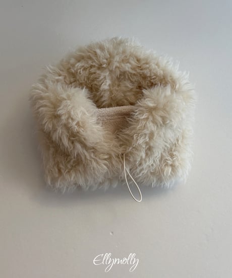 102[予約]ELLYMOLLY fluffy hood warmer