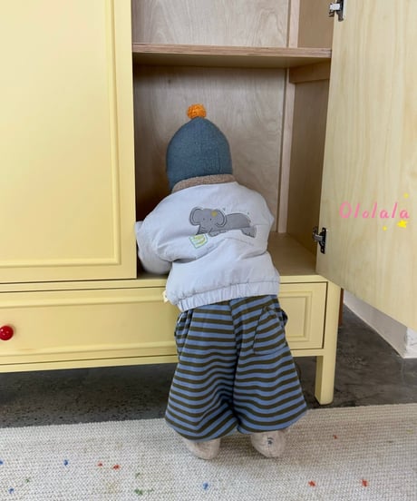9[予約]ololala elephant padded jacket