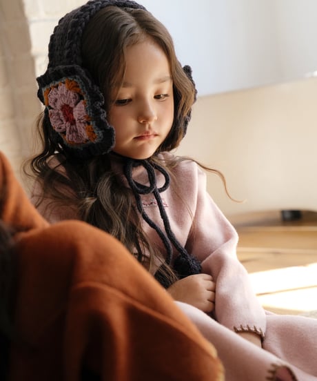 20[予約]OREN tiji flower knit hairband