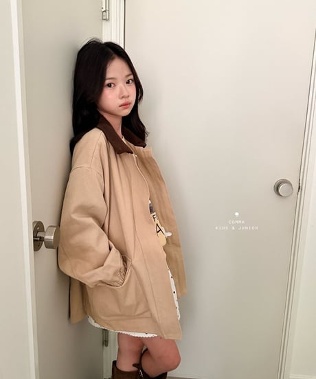 12[予約]COMMA collar jacket(beige)