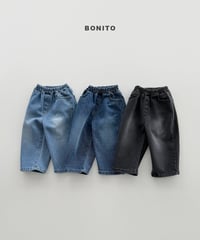 5[予約]bonito brushed denim pants