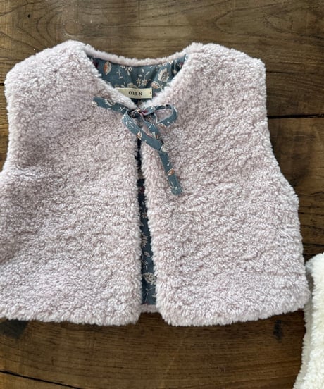 3[予約]OREN lavender bear vest