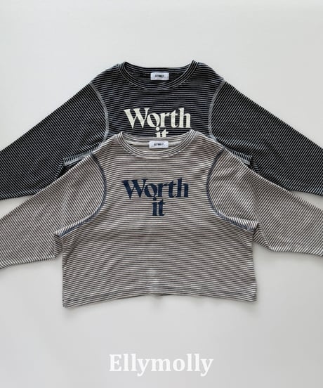 19[予約]ELLYMOLLY worth it chain t
