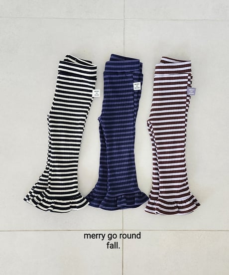 11[予約]merry go round frill bootcut