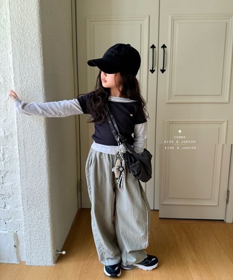 53[予約]COMMA piping stripe pants