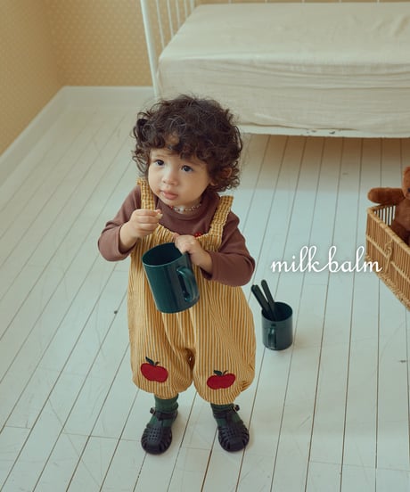 12[予約]milkbalm apple overalls