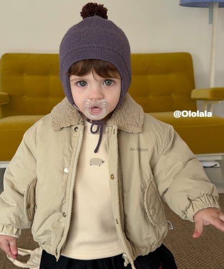 9[予約]ololala elephant padded jacket