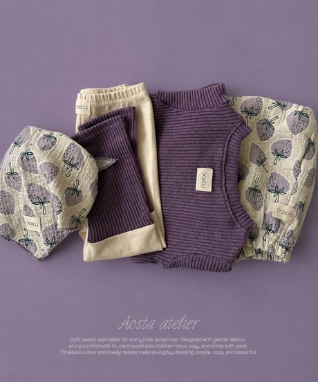 15[予約]Aosta strawberry scarf