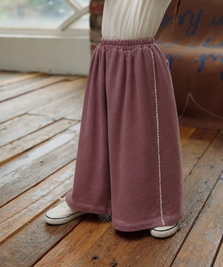 20[予約]mon Atelier lace wide pants