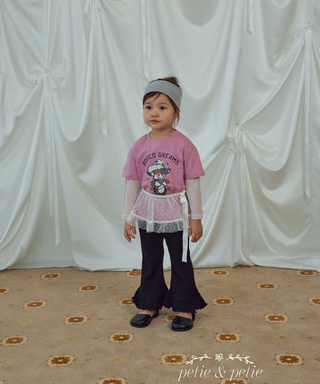 8[予約]petit&petit cowgirl layered t