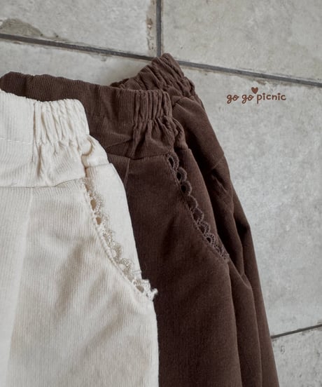 10[予約]go go picnic pony pants
