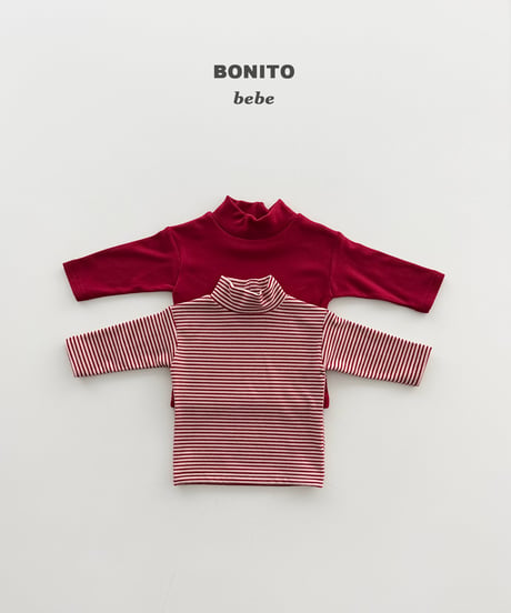 51[予約]bonito linen special 1＋1 turtleneck(6-18m)