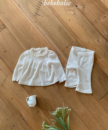 19[予約]bebeholic morning shirring set
