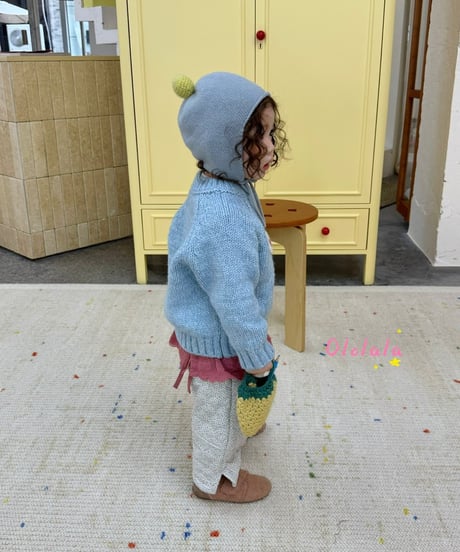 10[予約]ololala macaron round knit
