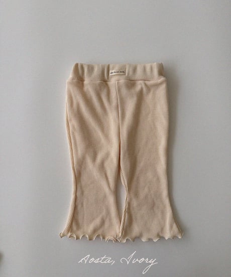 50[予約]Aosta jelly waffle pants