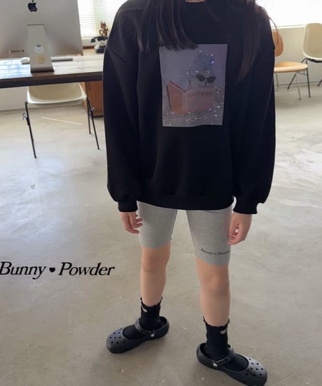 53[予約]bunny powder biker leggings
