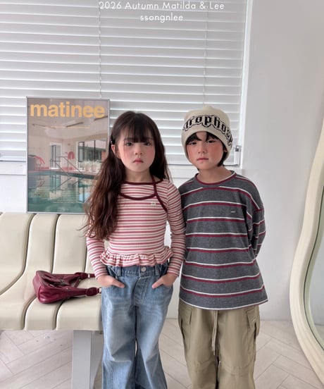 12[予約]matilda&lee day border halter neck