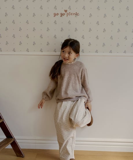 9[予約]go go picnic latte pants