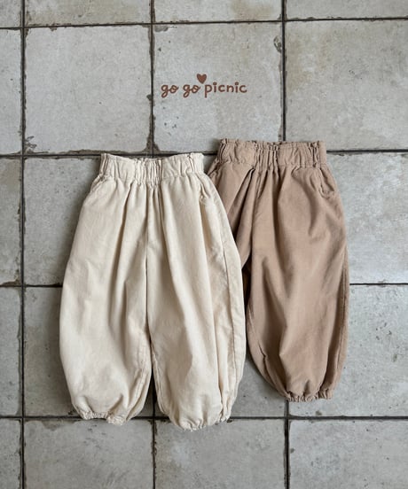 9[予約]go go picnic castella pants