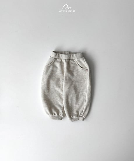 3[予約]onu colored jogger pants