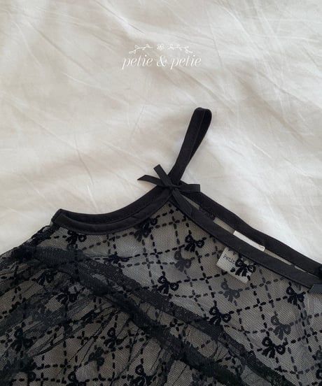 20[予約]petit&petit mesh bustier