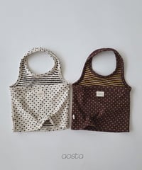 52[予約]Aosta choco chip halter neck