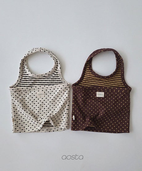 52[予約]Aosta choco chip halter neck